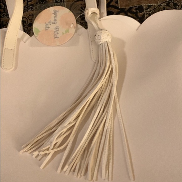 Arcadia Beauty Labs Spring Petal Tote Elegant White Bag 314968  NWT - Picture 2 of 10